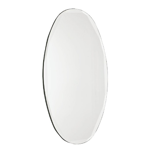 Hoxton Bevelled Oval Mirror Bathroom Mirrors Cp Hart