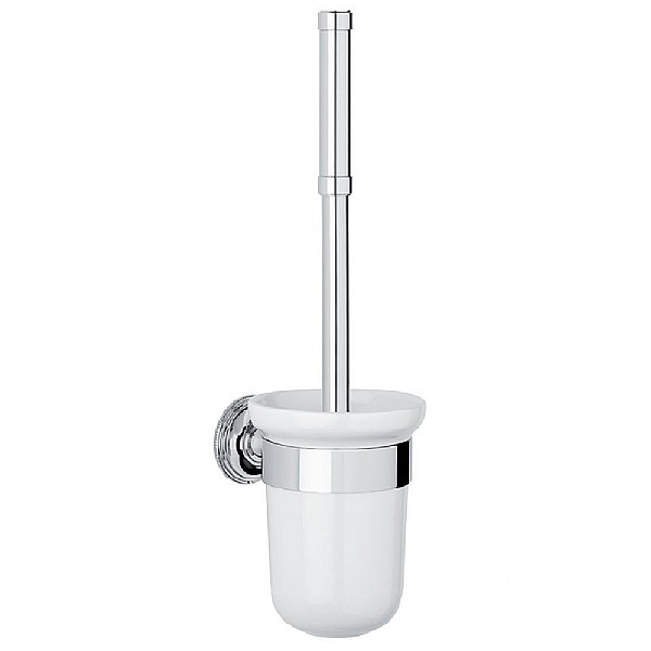 wall mounted ceramic toilet brush holder