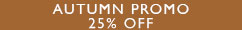 25% OFF IN AUTUMN PROMO