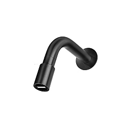 MGS Black 450m Swivel Shower Head