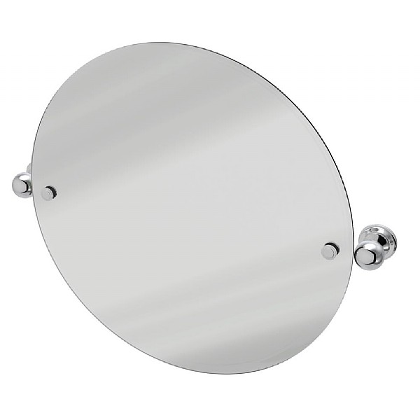 Original Round Tilting Mirror, Round Pivot Bathroom Mirror