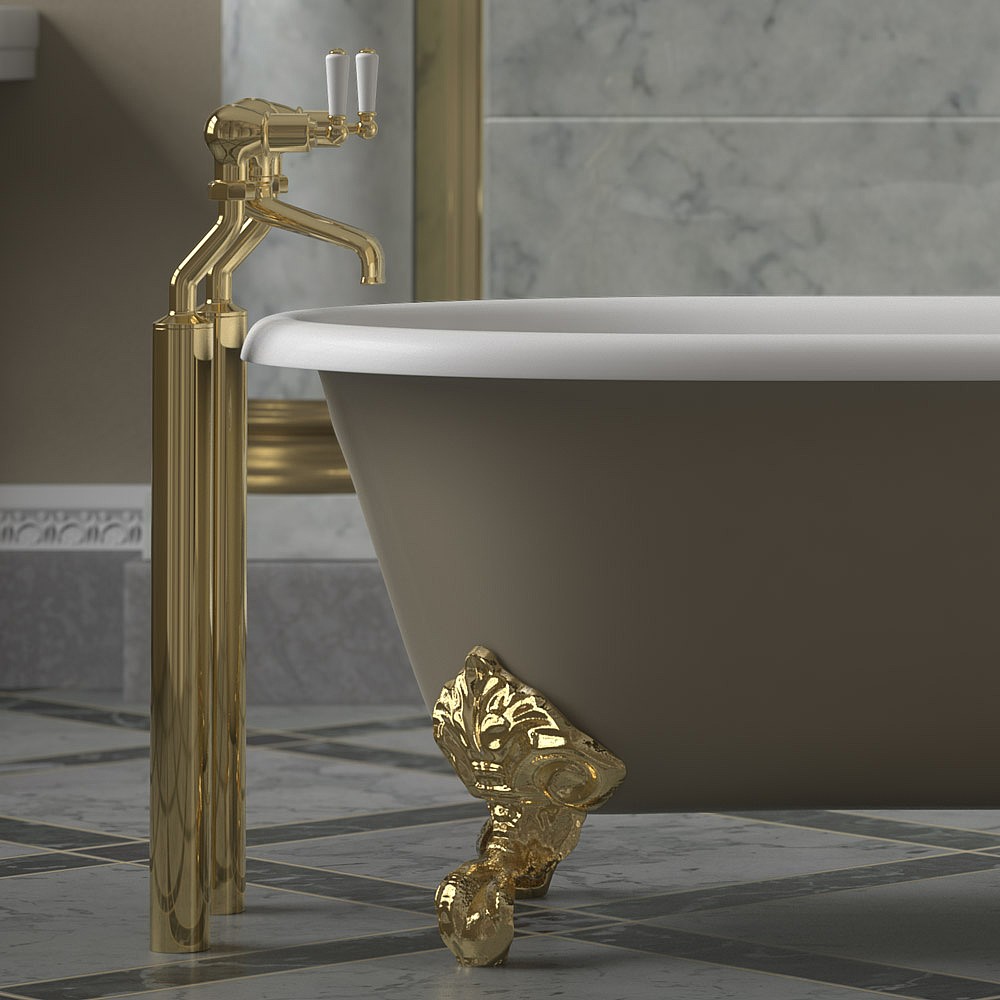 Shop the Arc Bath Filler and Floor Legs, sold separately.