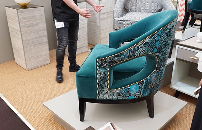 Jo Littlefair chair at decorex