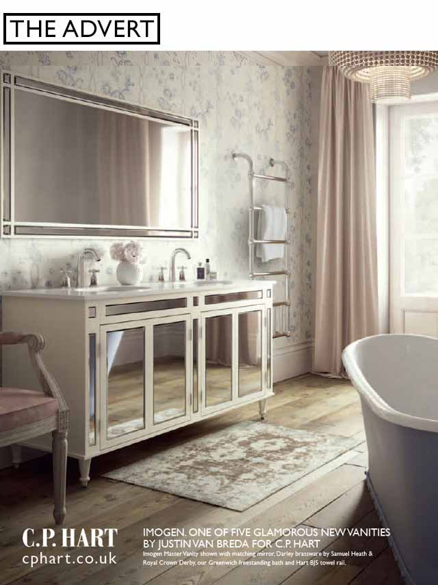 Autumn advert featuring the JVB Imogen vanity unit