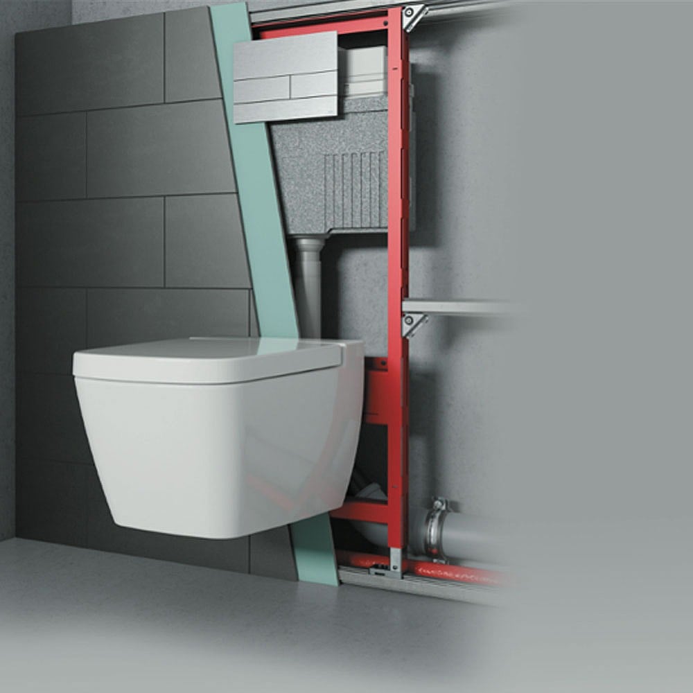 Concealed WC Cistern and Frame 1120mm Front Actuation | Concealed Cisterns  | CP Hart