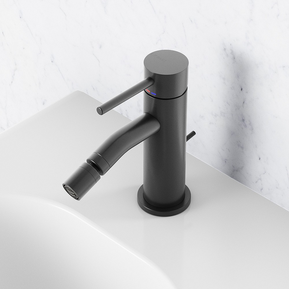 C.P. Hart Spillo Single Lever Bidet Mixer with Pop-Up Waste, Bidet Taps