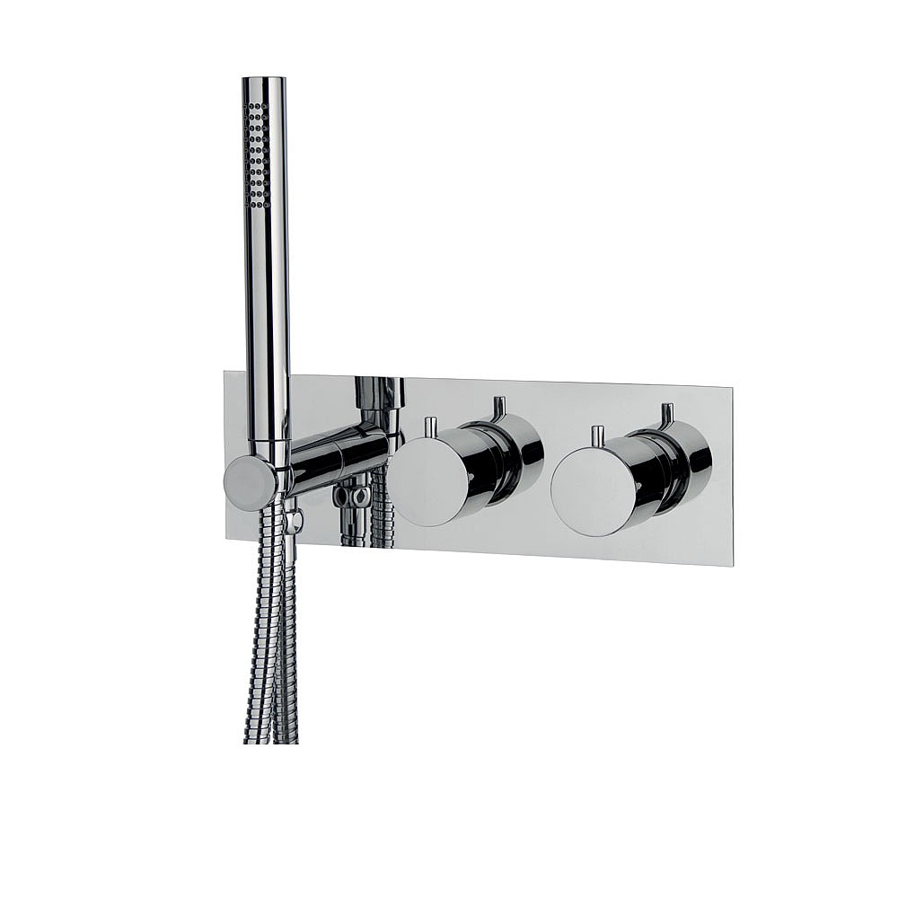 C.P. Hart Spillo Thermostatic Mixer with Baton Handshower & Diverter