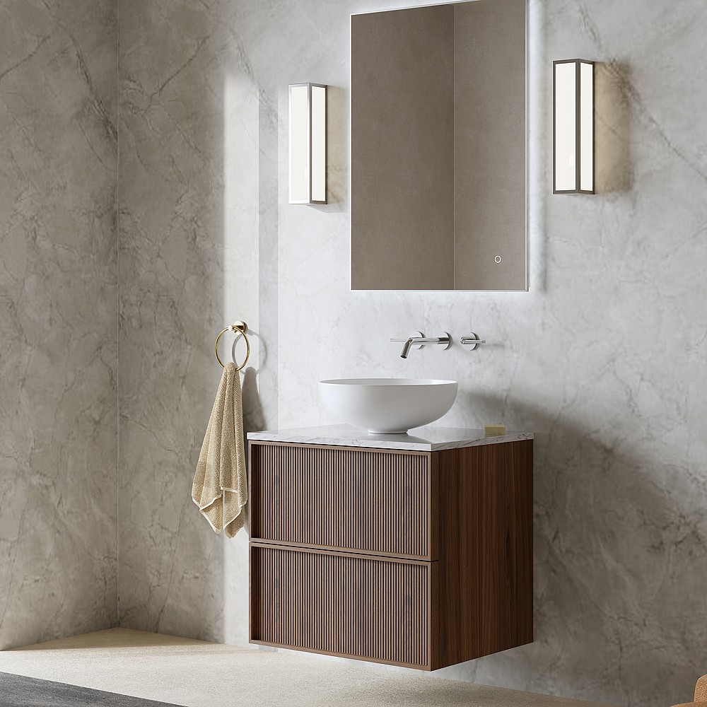 C.P. Hart Chelsea Two Drawer Vanity Unit with Countertop