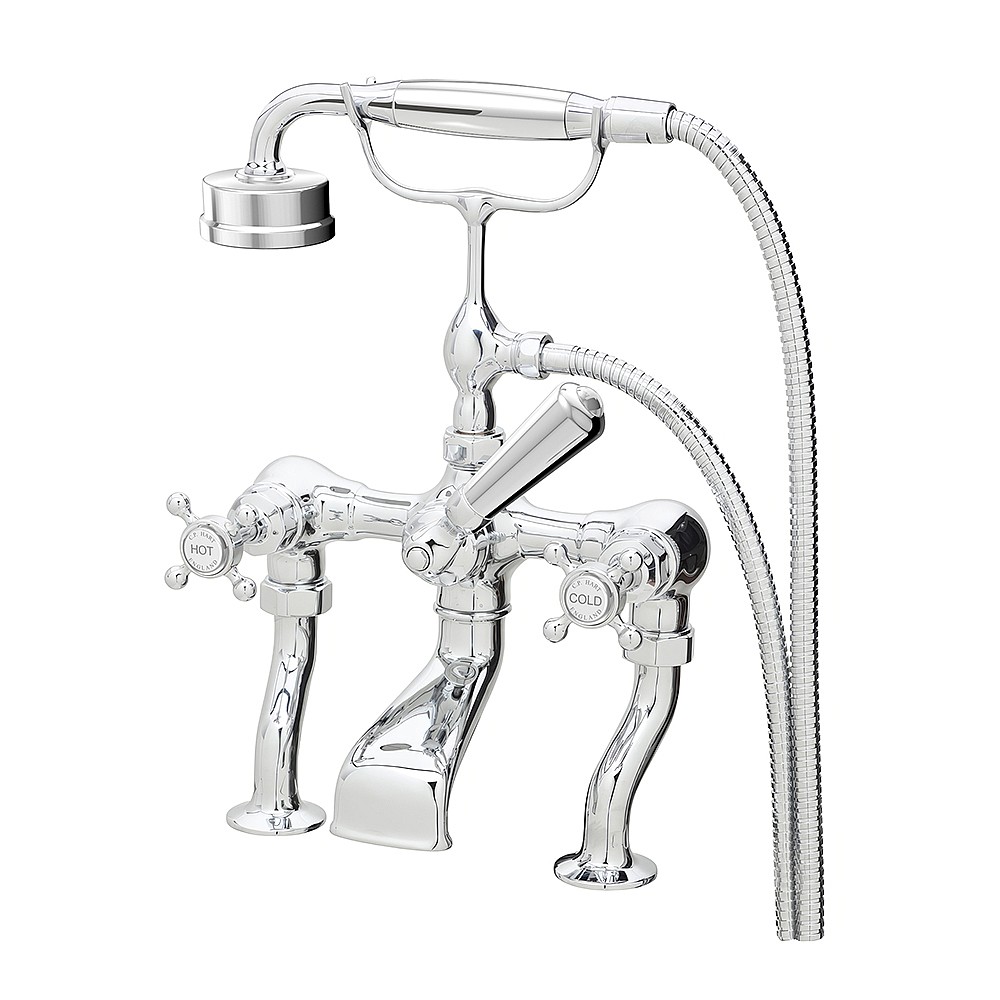 C.P. Hart Foundry Deck-Mounted Bath Shower Mixer