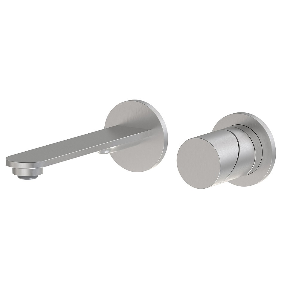 <KIT> C.P. Hart Slide Wall Mounted Single Lever Basin Mixer (207mm Spout) with Universal Click Waste