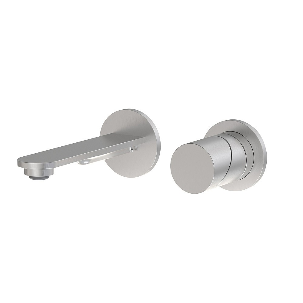 <KIT> C.P. Hart Slide Wall Mounted Single Lever Basin Mixer (157mm Spout) with Universal Click Waste