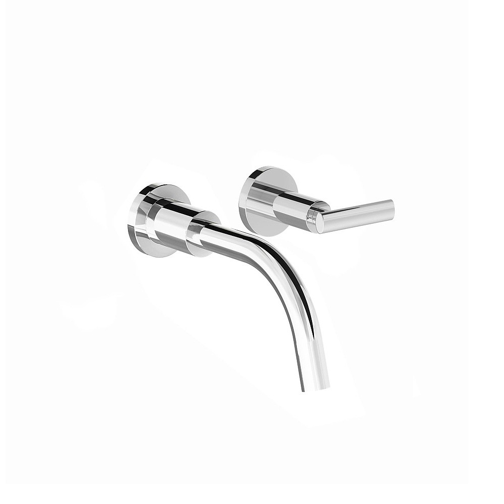 Franz Viegener Nerea Lever Single Lever Wall-Mounted Basin Mixer 185mm Spout without Waste