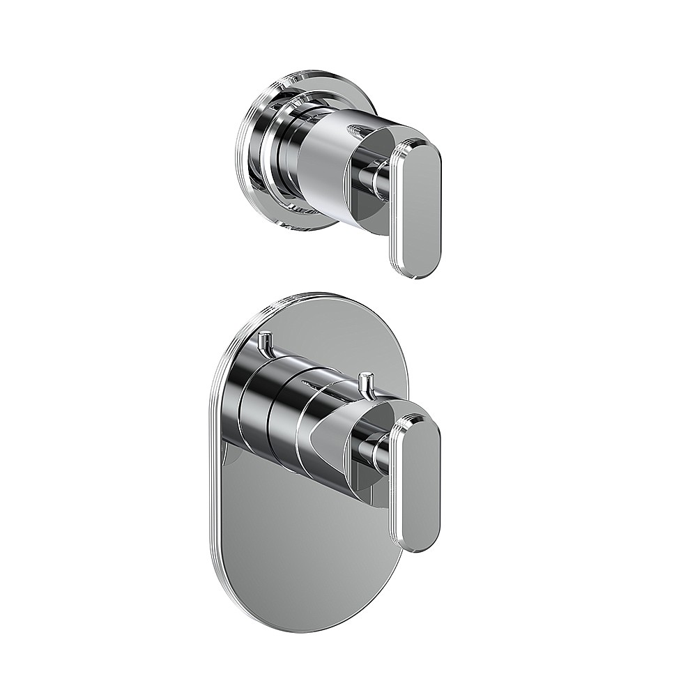 C.P. Hart Park Lane One Way Thermostatic Shower Valve
