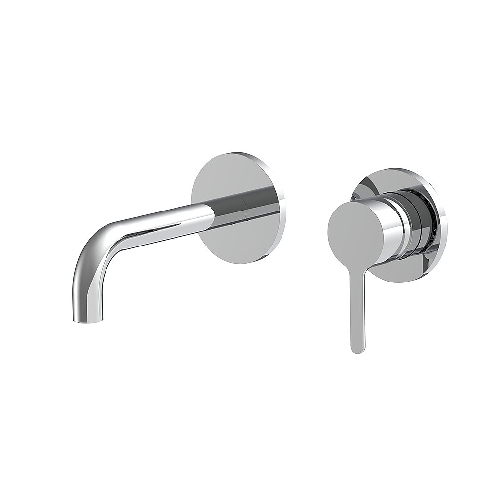 C.P. Hart Snap Wall-Mounted Single Lever Basin Mixer 152mm Spout 