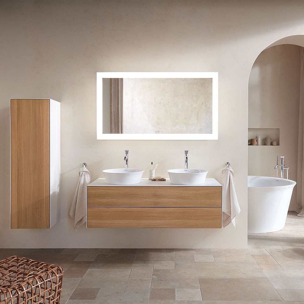 Wall mounted clearance sink unit