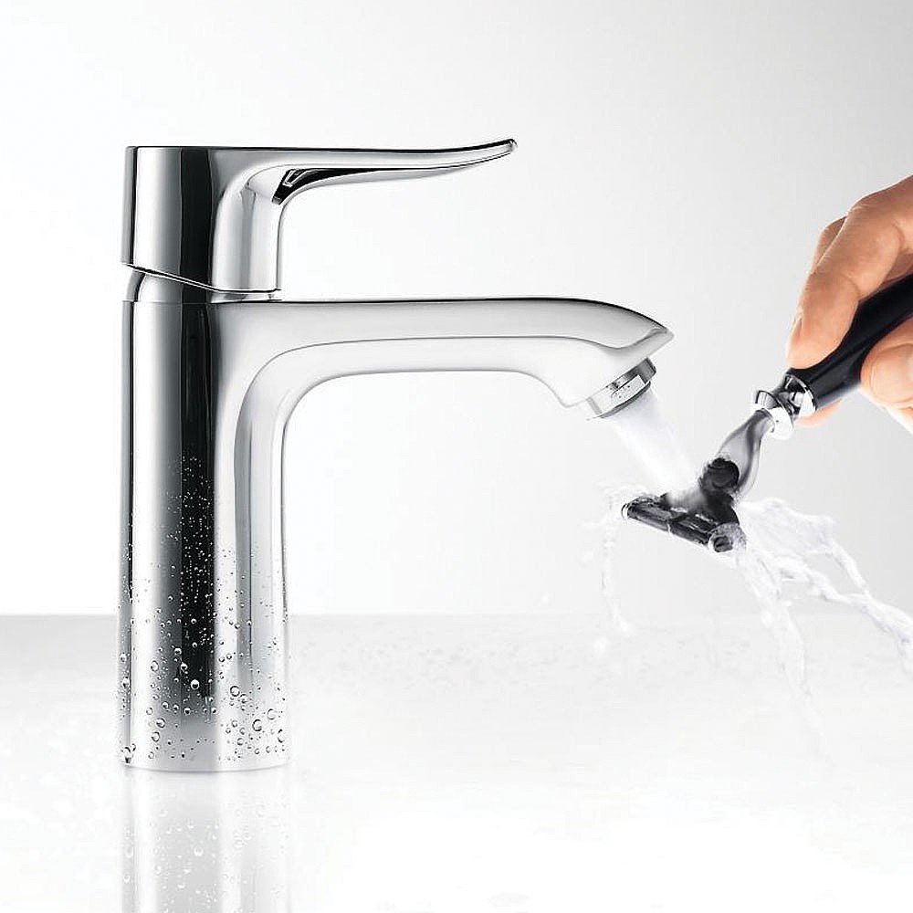 hansgrohe Metris 110mm LowFlow Single Lever Basin Mixer | Basin  