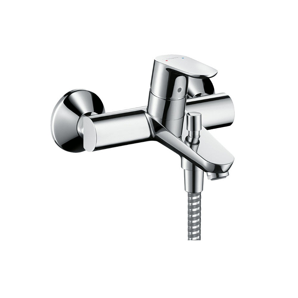hansgrohe Focus Single lever manual bath mixer for exposed installation