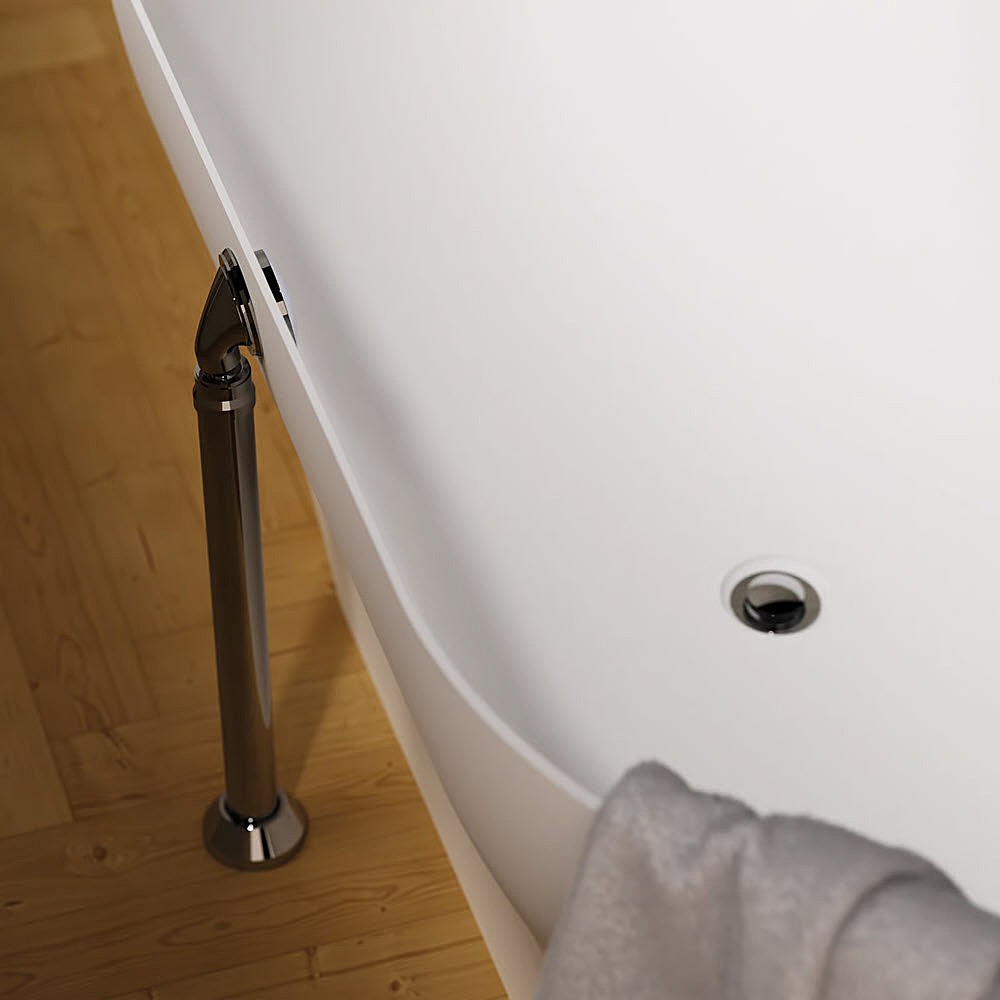 Crosswater Special Bath Waste for Natural Stone Bath Chrome