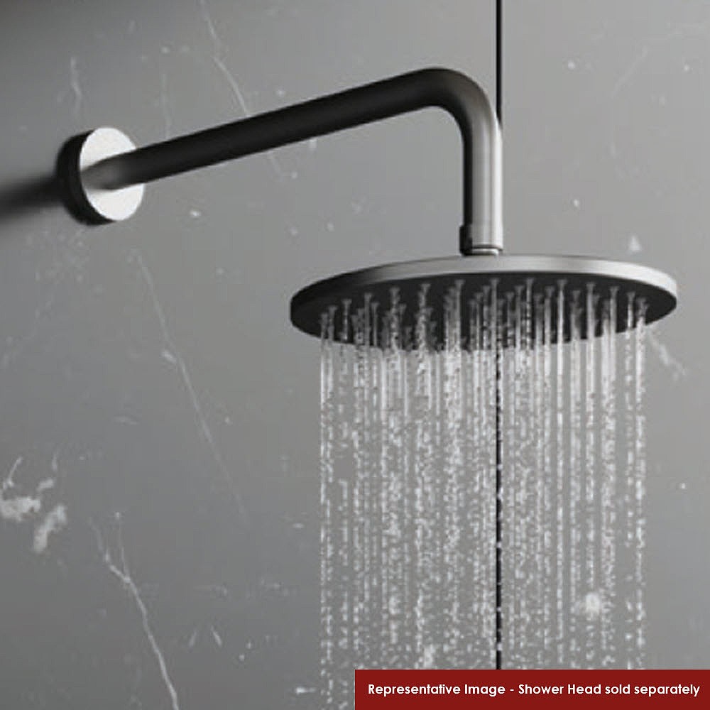 Crosswater MPRO Wall Mounted Shower Arm 350mm Brushed Stainless Steel