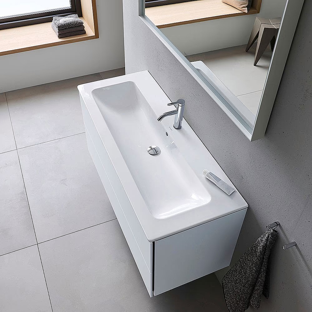 Duravit ME by Starck Furniture Washbasin with Large Wash Area 1230mm