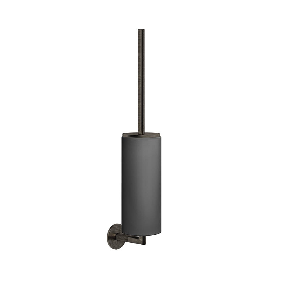 Gessi Ingranaggio Wall-Mounted Brush Holder Aged Bronze