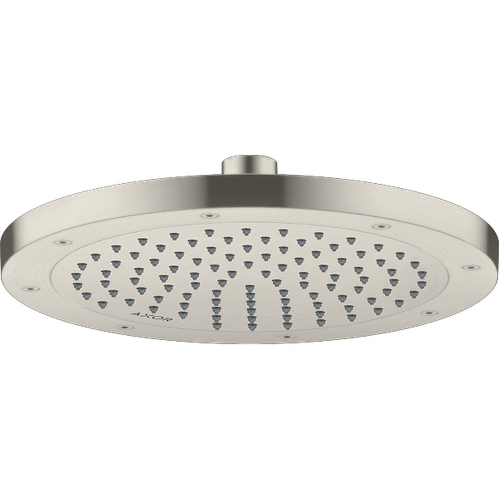 AXOR ShowerSolutions 245mm 1Jet EcoSmart Overhead Shower Stainless Steel Optic