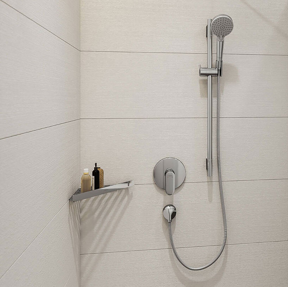 Hansgrohe Vernis Blend 240 1jet Showerpipe With Bath, 51 OFF