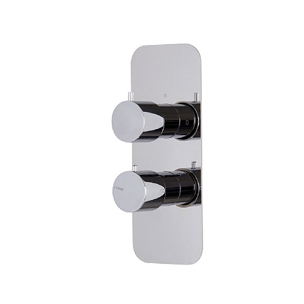 C.P. Hart FLO Two Way Dual Control Thermostatic Shower Valve Finish Set