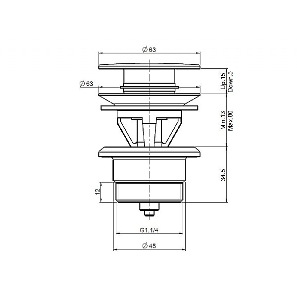 Easypart come 6841572 Unold Knethaken particolare AFK Alaska BOMANN CLATRONIC 