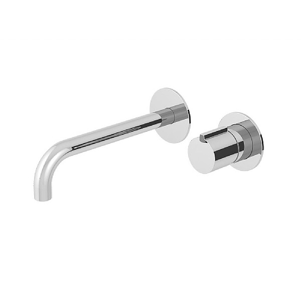 C.P. Hart Pacific Wall-Mounted Single Lever Basin Mixer 200mm Spout