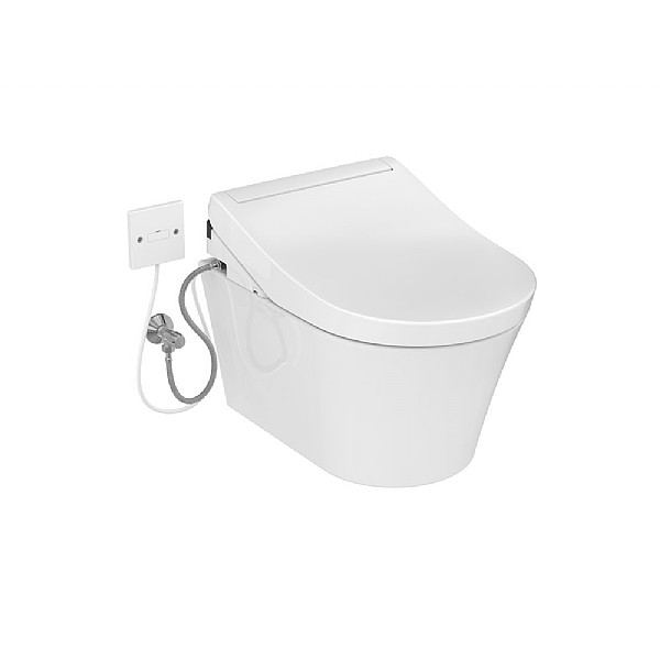 TOTO RG Lite Washlet & GP Wall-Mounted Pan Set (Side Connections)