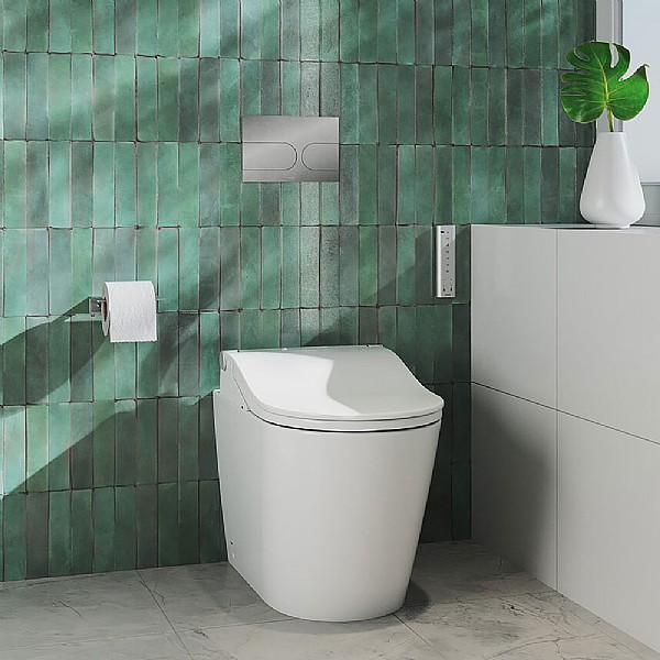 TOTO Washlet RW Rimless Back to Wall Toilet