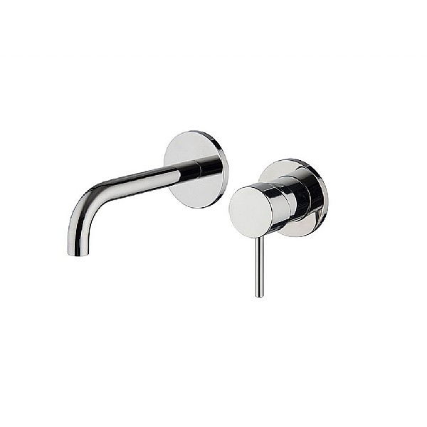 C.P. Hart Spillo Wall Mounted Single Lever Basin Mixer with 152mm Spout