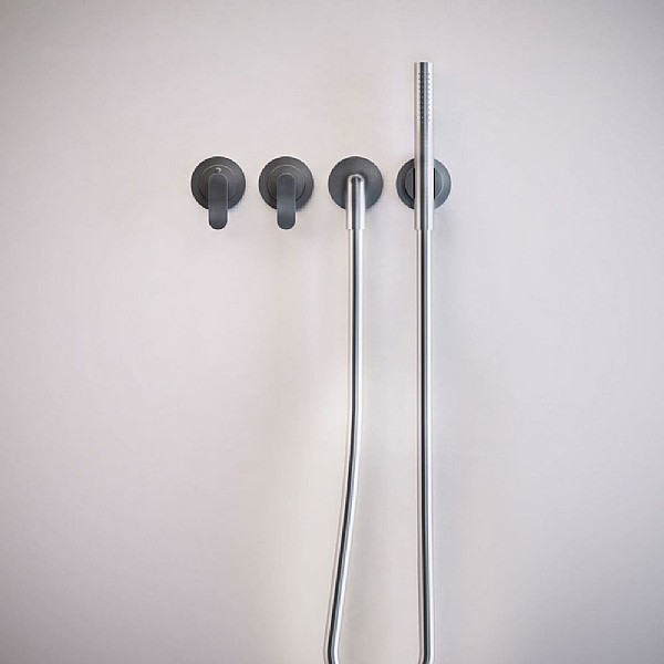 John Pawson Set 23 Thermostatic Shower Set With Pencil Hand Shower