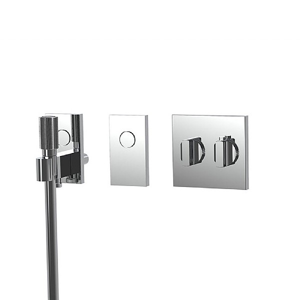 Switch Concealed Thermostatic Valve with Rain-Jet Handshower Control and Single On/Off Control