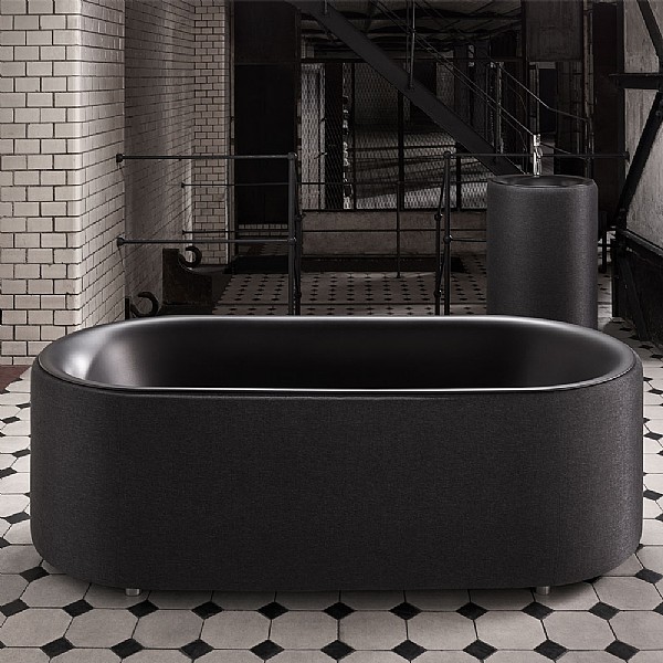 Bette Lux Oval Couture Freestanding Bath (Fabric Panel Sold Separately)