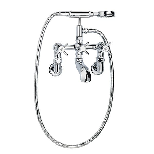 C.P. Hart Epoch Wall-Mounted Bath Shower Mixer with Wall Unions