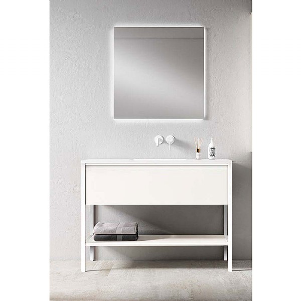 C.P. Hart Koyo One Drawer Vanity Unit with Lacquered Structure 1000mm
