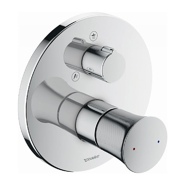 Duravit White Tulip Concealed Single Lever Shower Mixer with Divertor