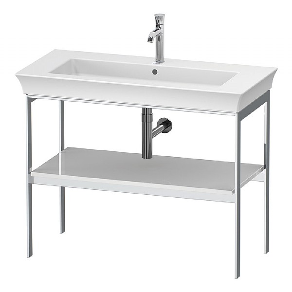 Duravit White Tulip Metal Console 984x450x760mm | Basin Stands 