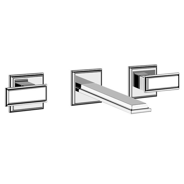 Gessi Eleganza WallMounted 3Piece Basin Mixer Basin Taps C.P. Hart
