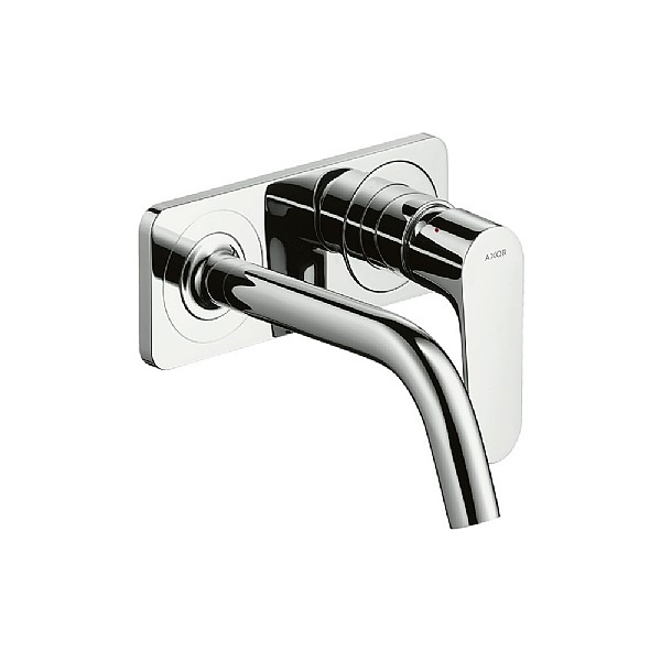 AXOR Citterio M Wall-Mounted Basin Mixer with Back Plate 167mm Projection