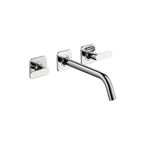 AXOR Citterio M Wall-Mounted 3-Piece Basin Mixer 226mm Projection
