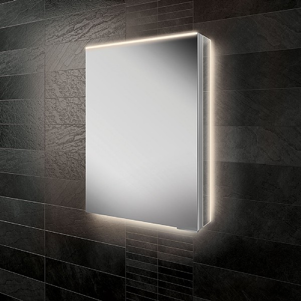 Glimmer Slim LED Demisting Mirror Cabinet 500mm