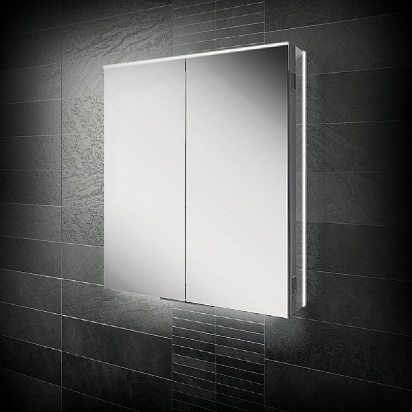 Glimmer Slim LED Demisting Mirror Cabinet 600mm