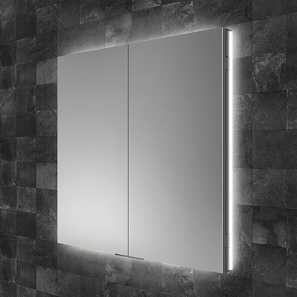Sutton LED Semi-Recessed Mirror Cabinet 600mm