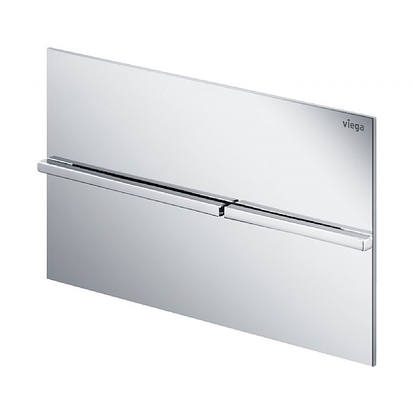 Viega Visign for More 204 Metal Flush Plate Polished Stainless Steel