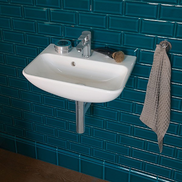 Duravit ME by Starck Washbasin 600mm Satin Matt White | Washbasins  