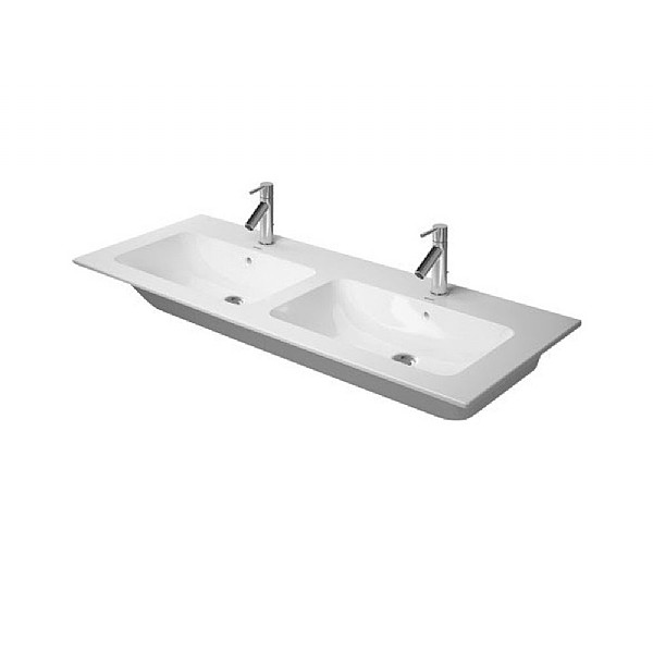 Duravit ME by Starck Washbasin 600mm Satin Matt White | Washbasins 