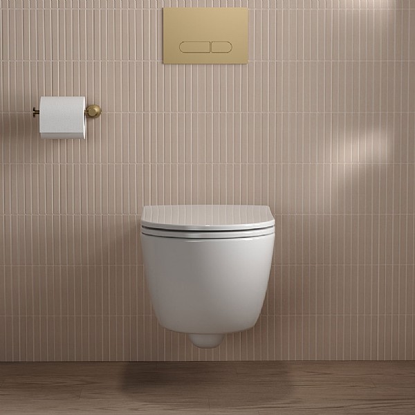 Duravit ME by Starck Rimless Wall-Mounted Toilet | Toilets | From 